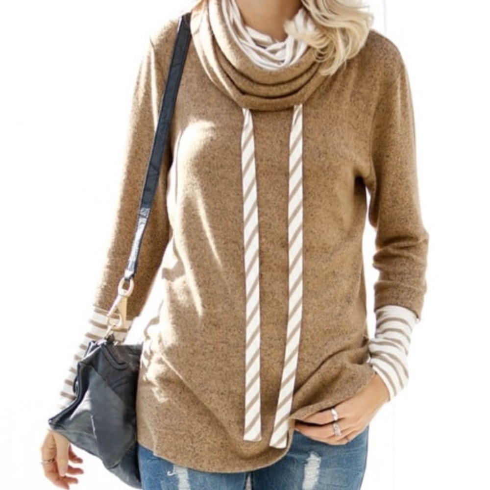 My Story - Double Cowl Neck Tunic